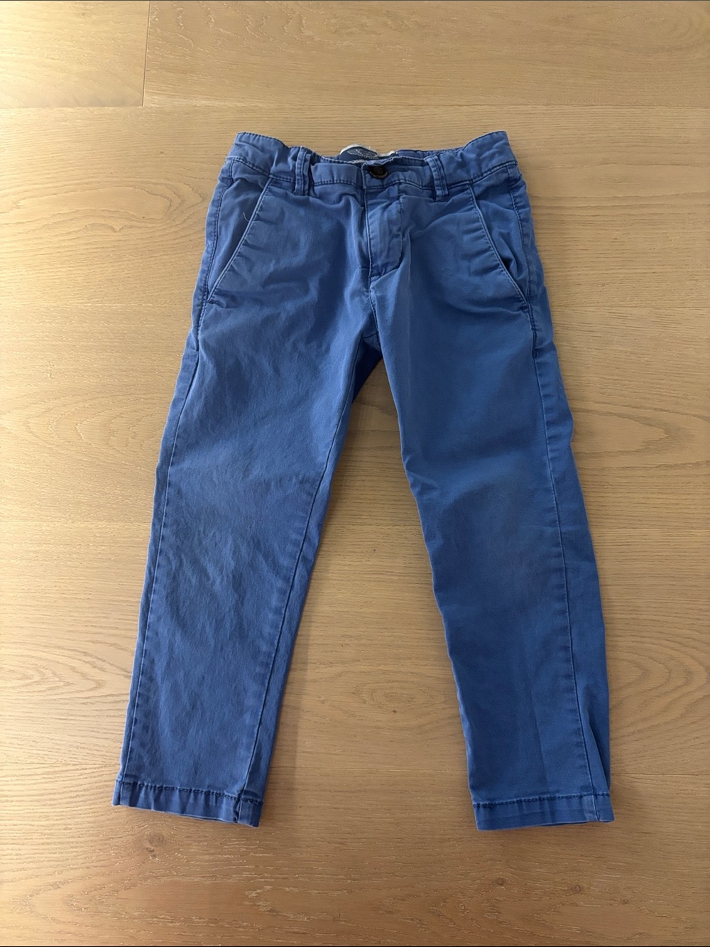 Classic Blue Kids Casual Chino Pants